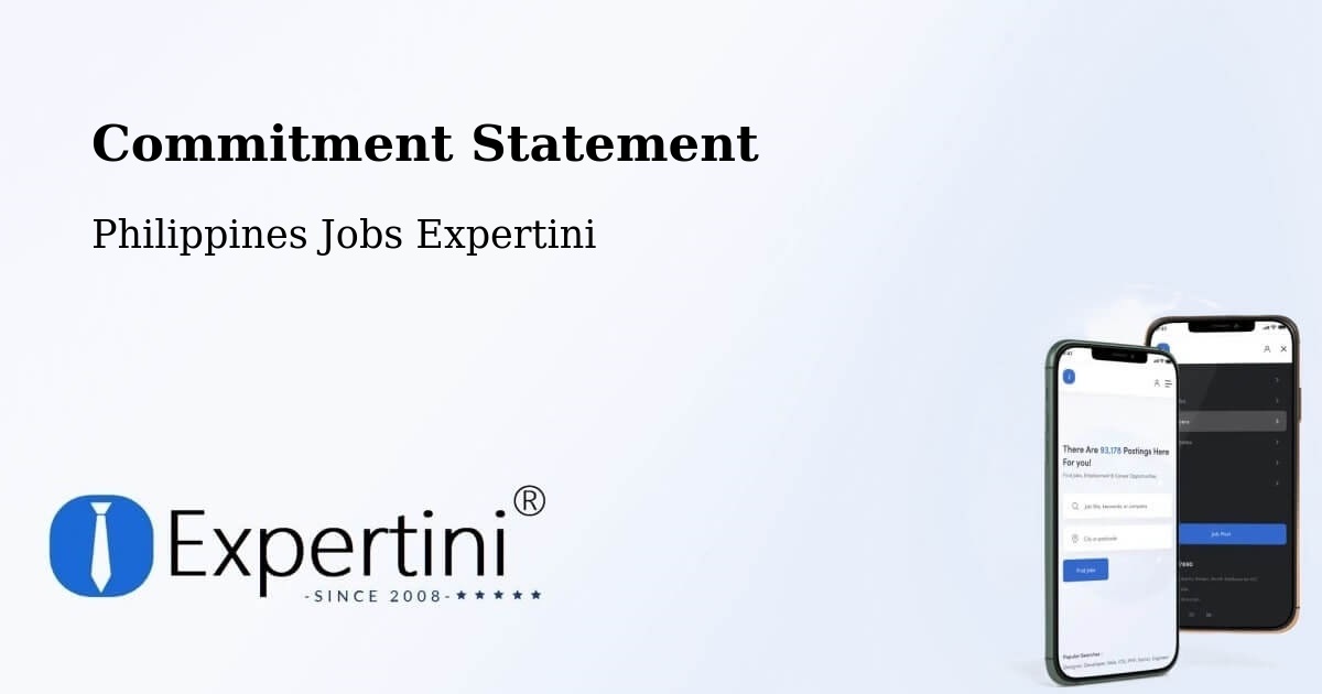 Corporate Commitment – Limpapa - Philippines Jobs Expertini