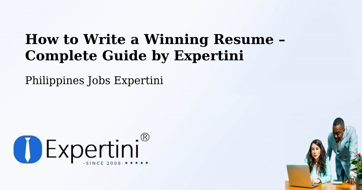 Resume Writing Guide for Job Seekers – Limpapa - Limpapa, Philippines Jobs Expertini